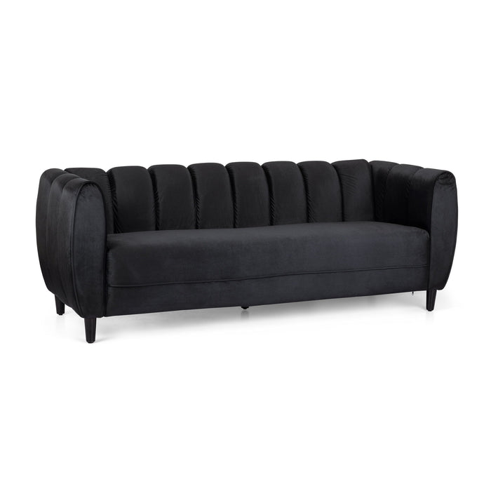 Miranda - Modern Glam Velvet 3 Seater Sofa