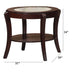 Table With Tempered Glass Shelf Home Essentials