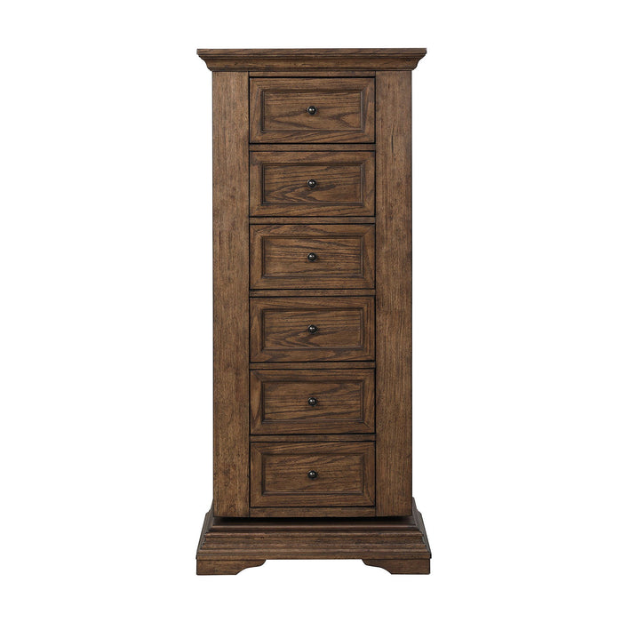 Mar Vista - Swivel Lingerie Chest With Mirror - Walnut New Classic