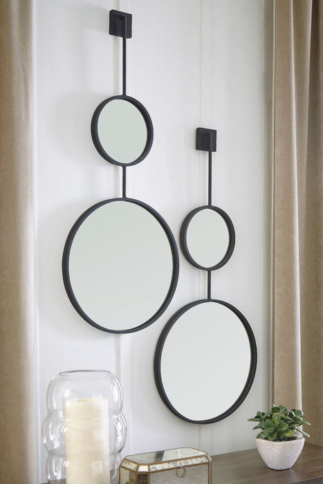 Brewer - Accent Mirror - Black Signature Design by Ashley®