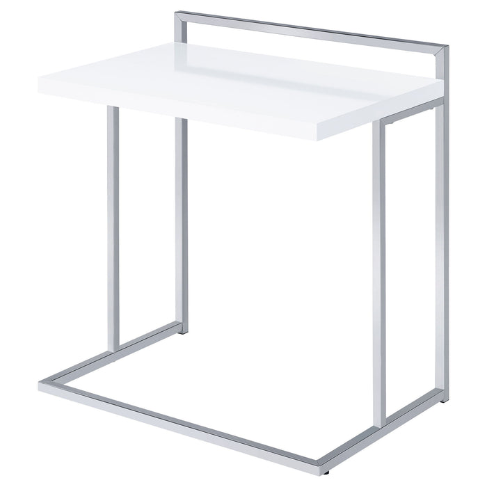 Rectangular Top Snack Table - White Furniture Max