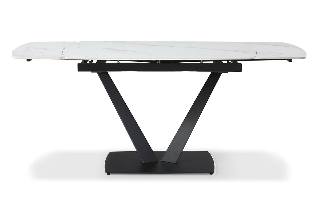 109 - Ceramic Dining Table With Extension Extravaganza Collection