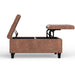 Harrison - Upholstered Coffee Table Storage Ottoman Simpli-Home