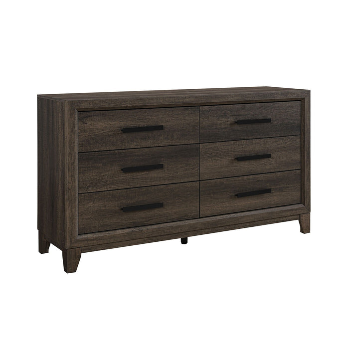 Harry - Dresser With 5 Spacious Drawers - Brown Global Furniture USA