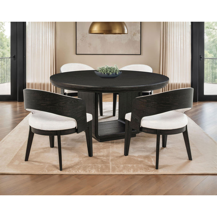 Bangor - Round Dining Table Set With Arm Chairs Furniture Max