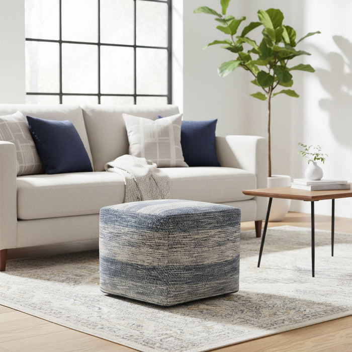 Clay - Square Pouf, Upholstered Simpli-Home
