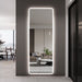 LED Full Length Mirror With Lights, Wall Mounted Full Body Mirror, Dimmable 3 Color Lighting, Anti Fog, Shatter Proof, Memory Function - Clear Daily Nest