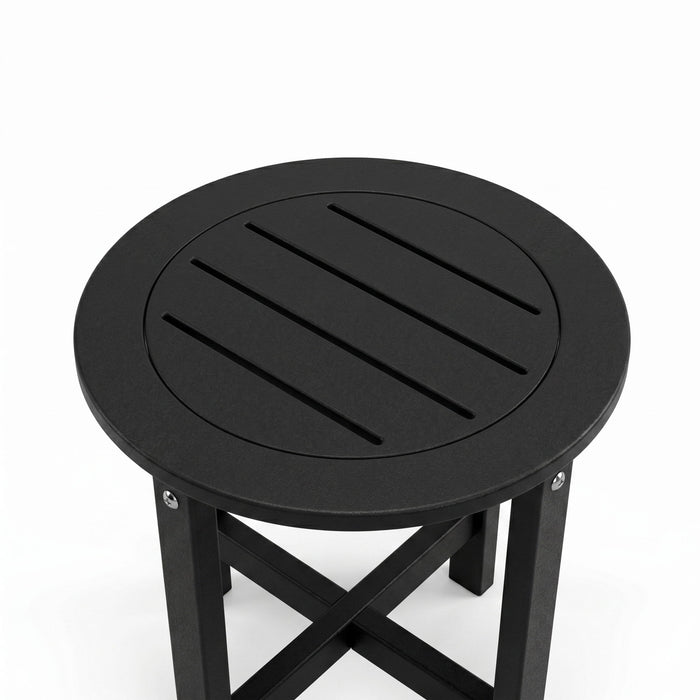Round Outdoor Side Table Home Essentials
