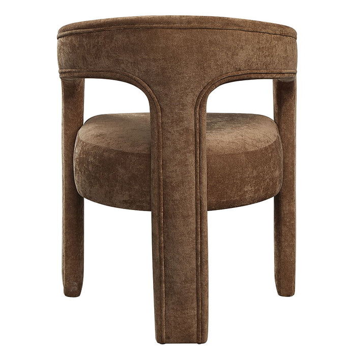 Leonardo - Arm Chair (Set of 2) - Brown Linen ACME