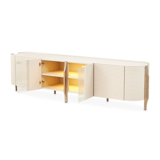 Mod Dream - Media Cabinet - Rich Champagne Michael Amini