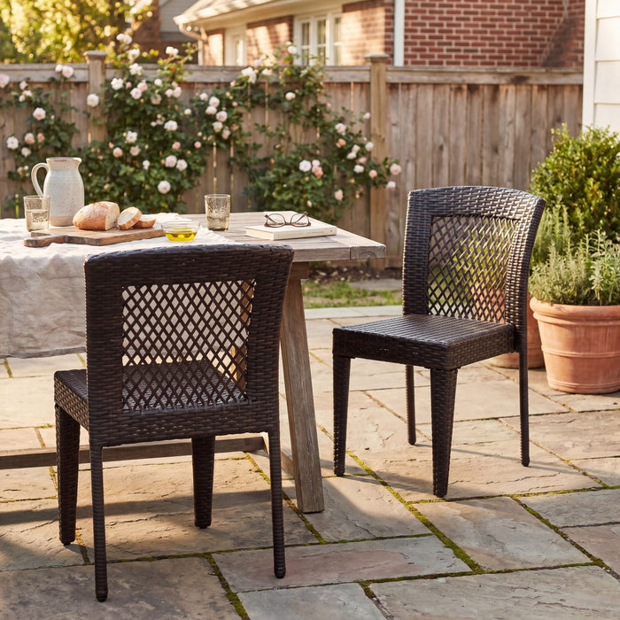 Outdoor Dining Stackable Chairs Noble House