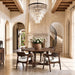 Pino - Round Dining Table - Dark Brown Jennifer Taylor Home