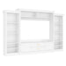 Elegant Entertainment Center Wall Unit With Bookshelves Hearth and Haven