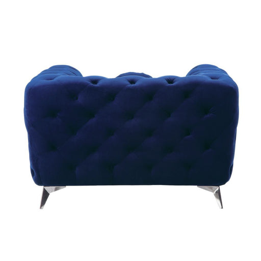 Atronia - Chair - Blue Velvet ACME