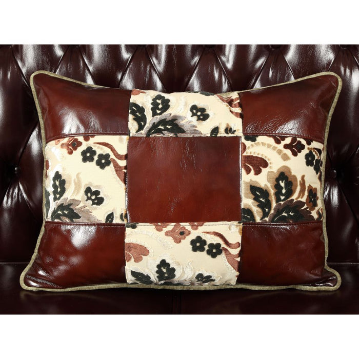 Forsythia - Chair - Espresso Top Grain Leather Match & Walnut ACME