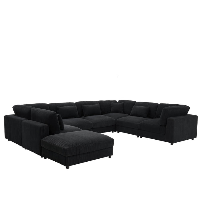 Upholstered Modular Sectional & Custom Configuration Home Essentials
