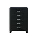 Carlos - 5 Pieces Queen Bedroom Set - Black Global Furniture USA