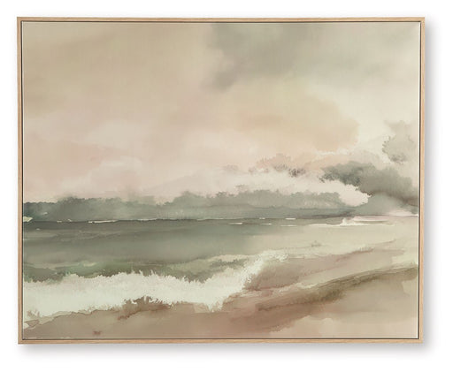 Vallus - Wall Art - Blush / Green / Gray Signature Design by Ashley®