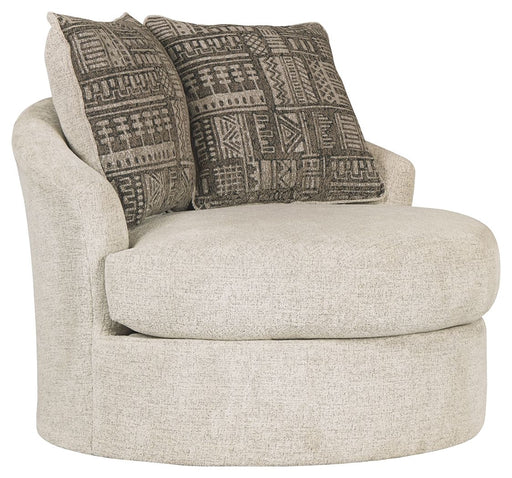 Soletren - Swivel Accent Chair - Stone Signature Design by Ashley®
