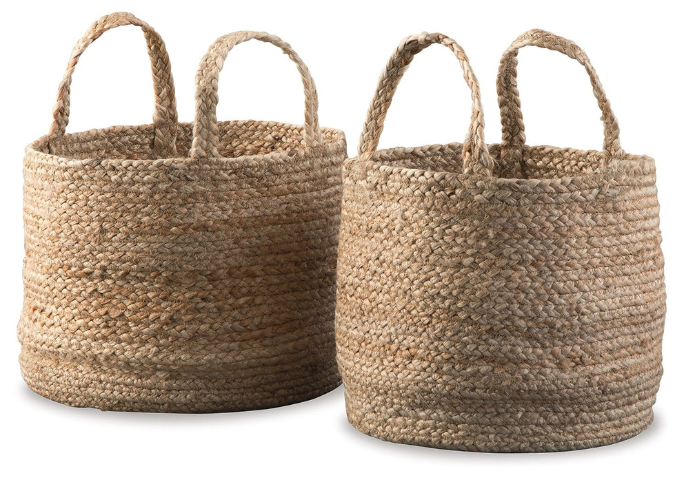 Brayton - Basket Set (Set of 2) - Natural Signature Design by Ashley®
