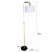 Lior - Arc Floor Lamp With Cylinder Shade - Black Ashcroft Furniture