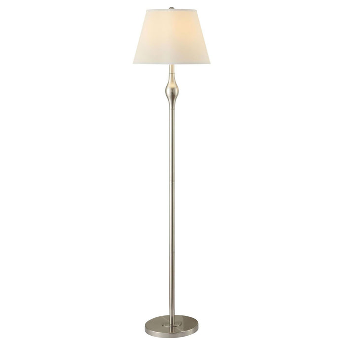 3 Piece Lamp Set, Floor Lamp And 2 Table Lamps - Silver Furniture Max