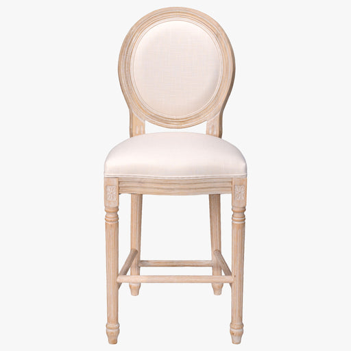 French Country Bar Chairs & Round Back (Set of 2) Home Essentials