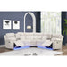 Lacrosse - Power Reclining Sectional Sofa Matrix Furniture Group