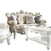 Picardy II - Loveseat With 4 Pillows - Fabric & Antique Pearl ACME