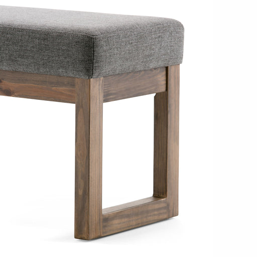 Milltown - Footstool Small Ottoman Bench - Gray Simpli-Home