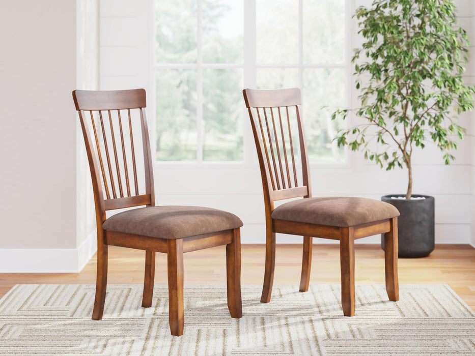Berringer - Dining UPH Side Chair (Set of 2) - Rustic Brown Ashley®