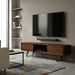 Lowry - Handcrafted TV Media Stand - Walnut Simpli-Home