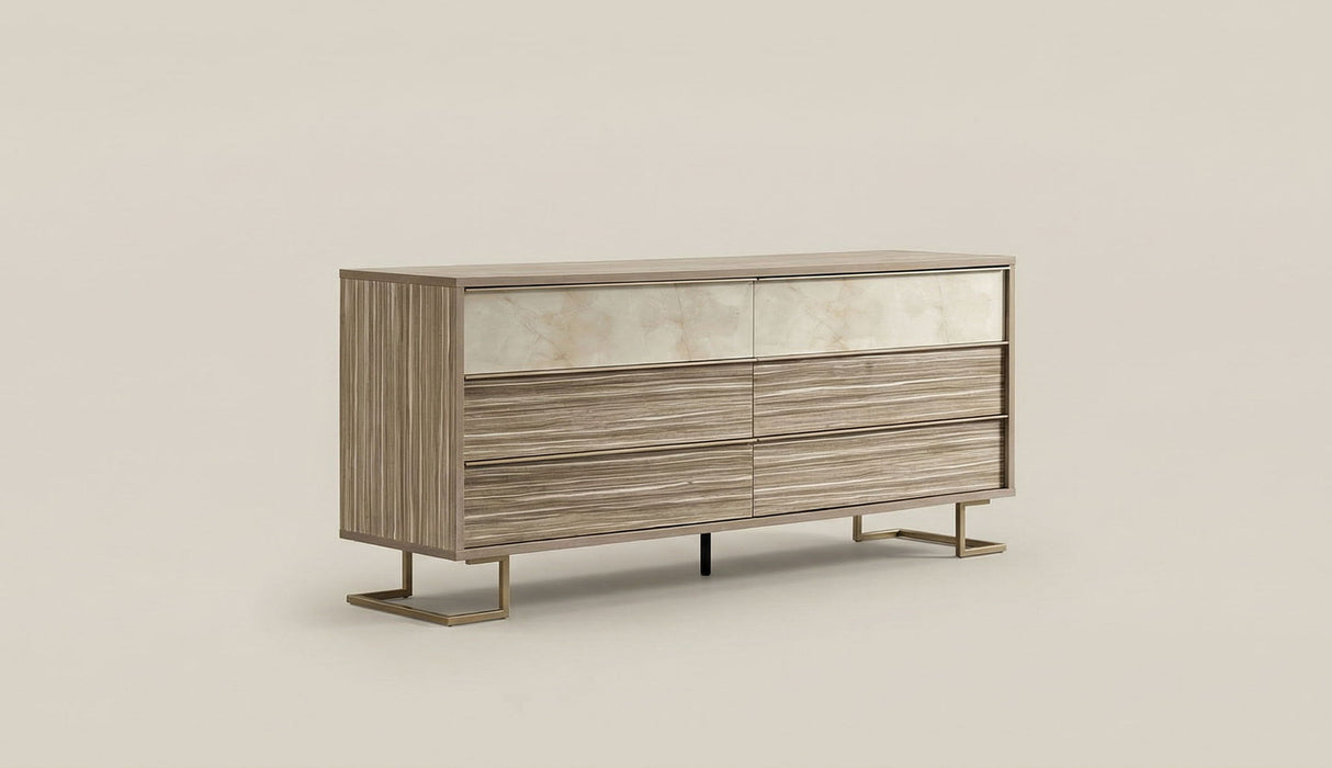 Luce - Double Dresser - Light Beige / Light Brown Arredoclassic Italy
