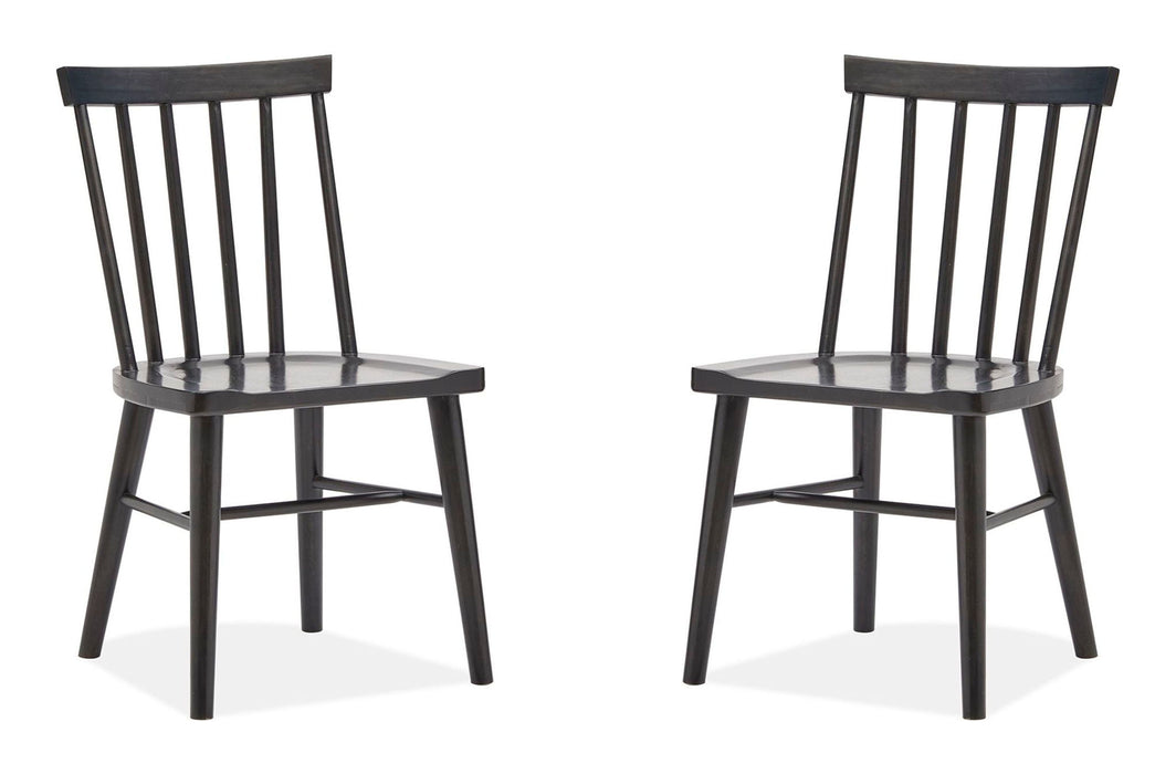 Lindon - Dark Dining Side Chair (Set of 2) - Dark Brown Magnussen Furniture