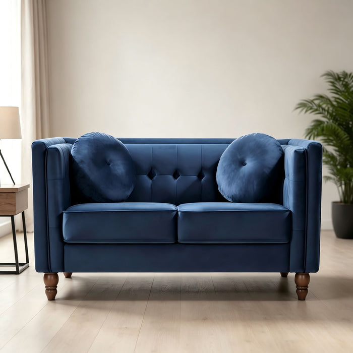 Chesterfield Loveseat 2 Seater Couch For Living Room US Pride
