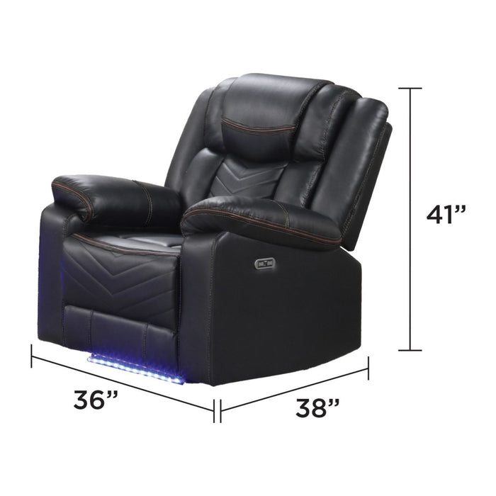 Challenger - LED Power Recliner Chair Matrix Furniture Group