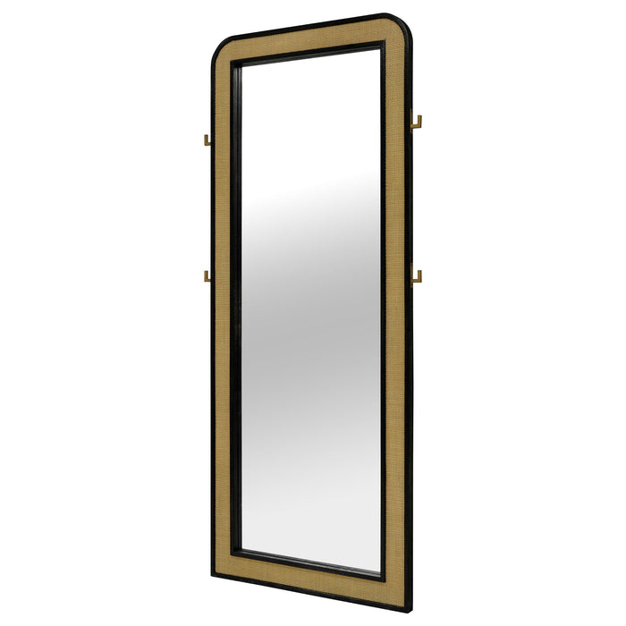 Benson - Standing Floor Mirror - Black Furniture Max