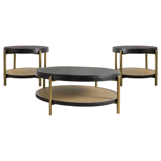 Benson - Round Coffee And End Table Set Furniture Max