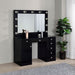 Fern - 7 Drawer Vanity Set With Mirror And Globe Lights Furniture Max