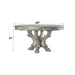 Dresden - Round Pedestal Dining Table - Vintage Bone White ACME