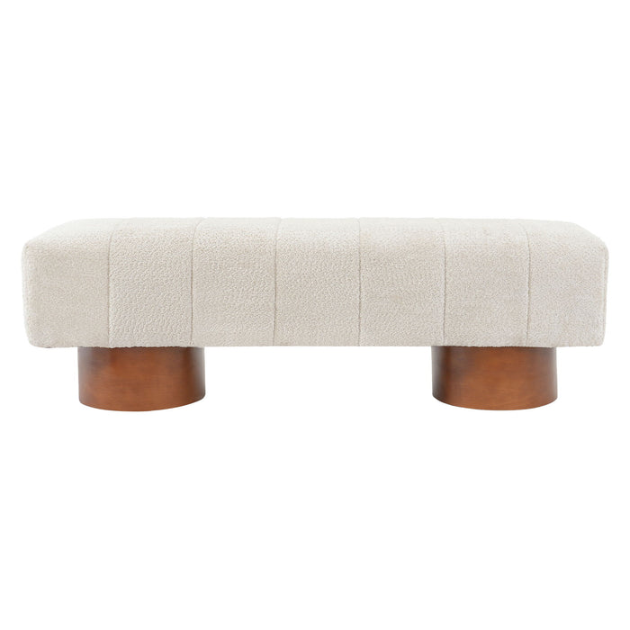 Modern Upholstered Dining Bench Noble House