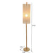 Vialux - Standing Floor Lamp - Brown Ashcroft Furniture