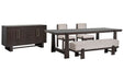 Tauren - Trestle Dining Table Set Magnussen Furniture