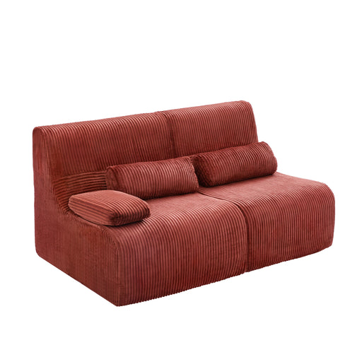 Modern Sectional Loveseat With Ergonomic Design Hearth and Haven