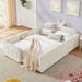 Cute Rabbit Ear Upholstered Platform Bed Frame With Safety Rail Home Essentials