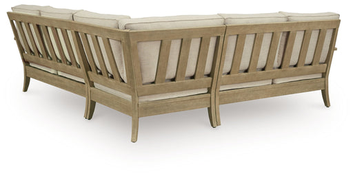 Clare View - 3-Piece Outdoor Sectional - Beige Signature Design by Ashley®