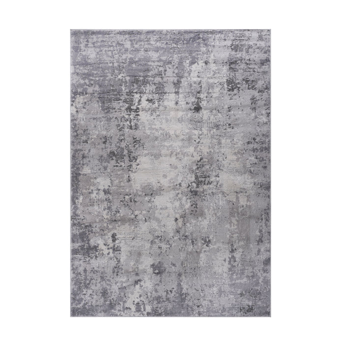 Marfi - 2' x 3' Abstract Non-Shedding Living Room Bedroom Dining Home Office Stylish And Stain Resistant Area Rug - Light Gray