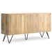 Hunter - 3 Door Sideboard Buffet With Hairpin Legs - Natural Simpli-Home