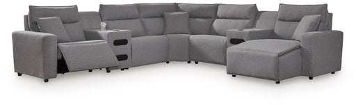 Modmax II - Reclining Sectional - Salt And Pepper Signature Design by Ashley®