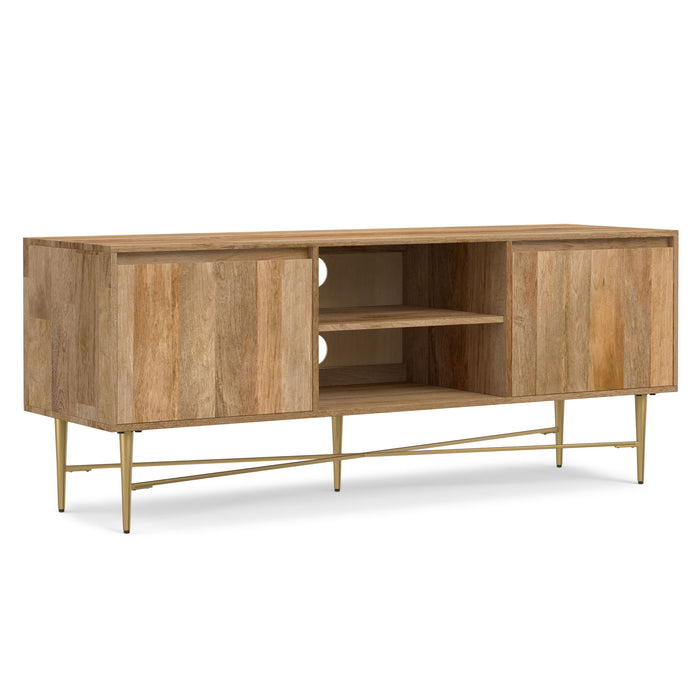 Fallon - TV Media Stand - Natural Simpli-Home